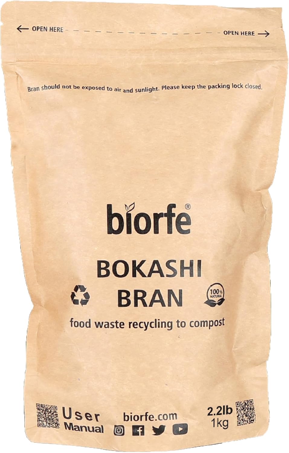 Alternative view of Bokashi Kepeği 1 kg, İç ve Dış Mekan Kompost Kovaları için Hızlı ve Kolay Kompost Başlatıcı