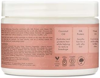 SHEA MOISTURE Coconut & Hibiscus Bukle Belirginleştirici Durulanmayan Saç Bakım Kremi 284GR