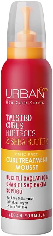 Alternative view of Twisted Curls Hibiscus & Shea Butter Kıvırcık ve Dalgalı Saçlara Özel Onarıcı Bakım Köpüğü 150 ml- Vegan