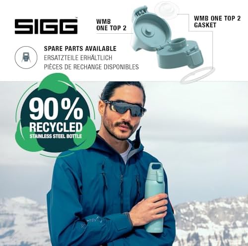 - Yalıtımlı içecek şişesi – Shield Therm One Morning Blue – Asitli içecekler için uygundur – Sızdırmaz – Bulaşık makinesinde yıkanabilir – BPA içermez –%90 geri dönüştürülmüş paslanmaz çelik –