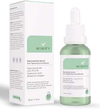 WIWIFY Gözenek Sıkılaştırıcı Anti Akne Ton Eşitleyici Botanikal Kolajen Serum (niacinamide 5%+zınc Pca 1%) NIACINAMIDE SERUM