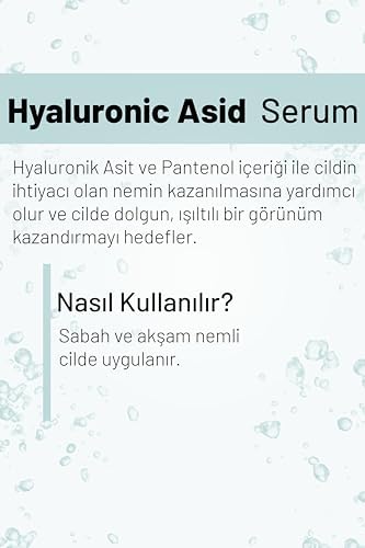 Alternative view of WIWIFY Yoğun Nemlendirici Bakım Serumu (Hyaluronic Acid 2% B5) Tüm Cilt Tipleri İçin HYALURONIC ASID SERUM
