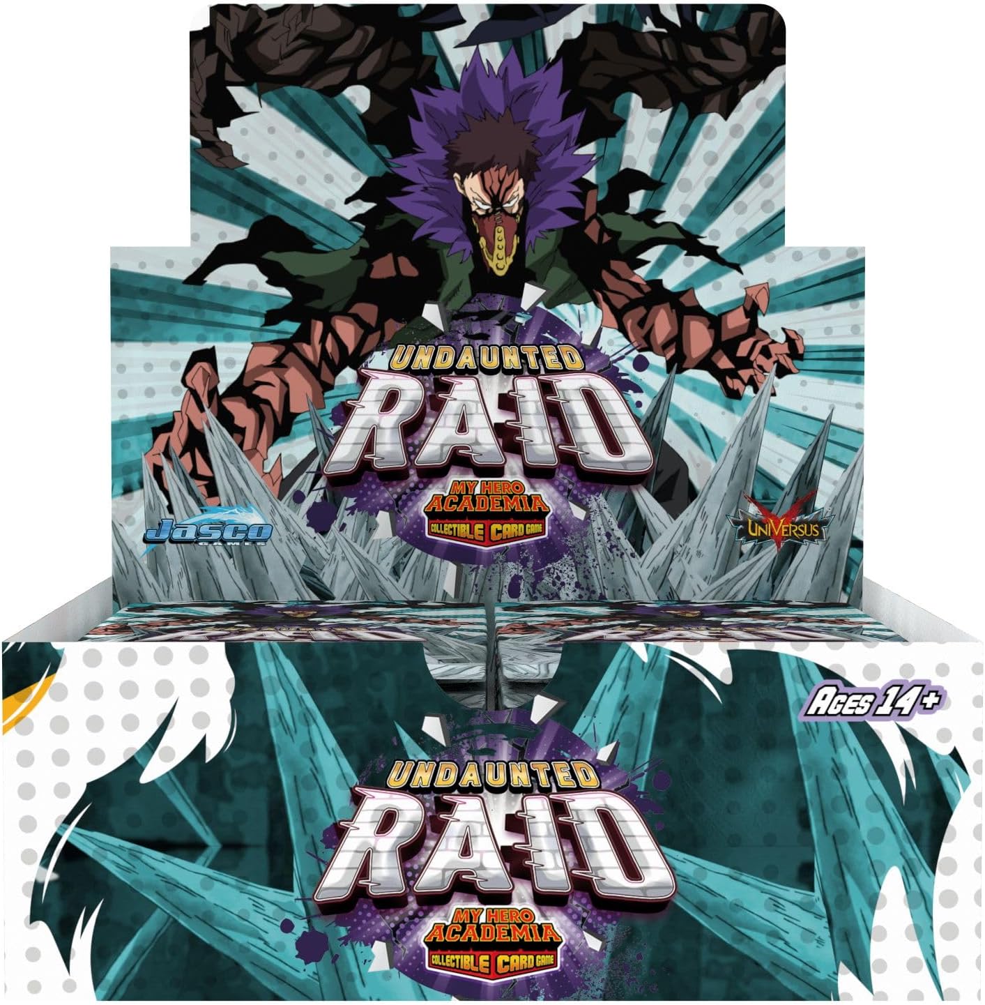 Alternative view of My Hero Academia Collectible Card Game Series 5: Undaunted Raid Booster Display - Contains 24 Expansion Packs of 11-, Trading Card Game