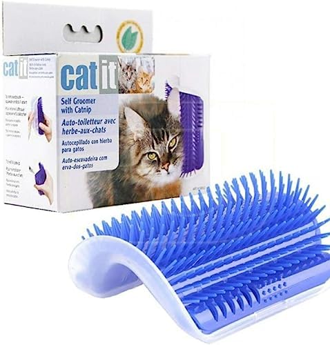 Kedi Kaşıma Aparatı, Duvara Monte Edilebilir Kedi Tarağı, Kedi Otlu Kaşınma Aparatı