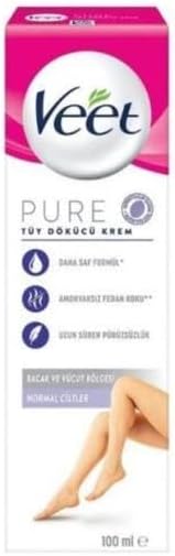 Pure Tüy Dökücü Krem 200 ml Hassas Ciltler Için Bacak ve Vücut Bölgesi