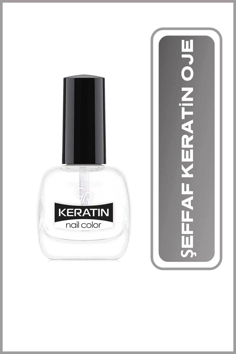 Keratin Nail Clear - Keratin İçerikli Güçlendirici Parlak Oje