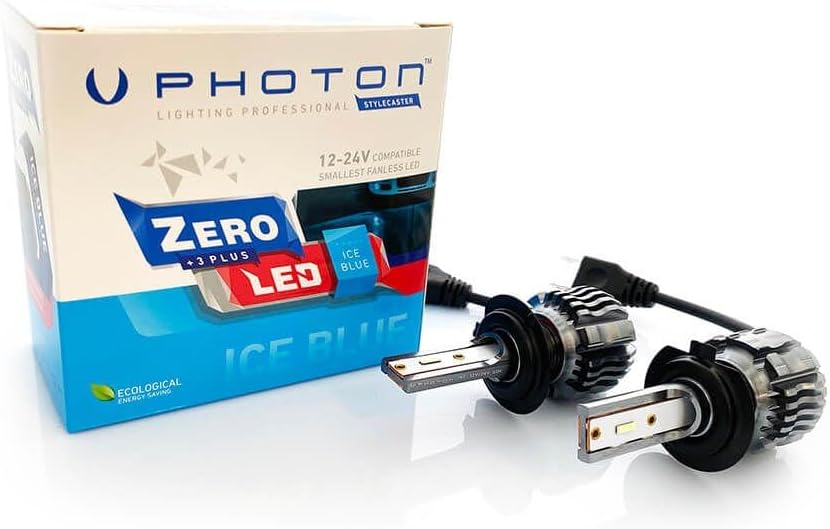 PHOTON Ampul Zero H7 12V Ice Blue +3 Plus Fansız Led12V-24V Headlight PHT ZR3727 IB