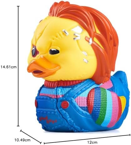 Alternative view of TUBBZ Box-Edition Chucky yaralı koleksiyoncu vinil kauçuk ördek figürü - resmi Chucky ürünü - Horror TV & filmler