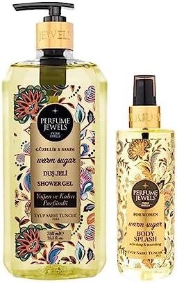 Warm Sugar Duş Jeli 750 ml Ve Pj Body Splash Warm Sugar 250 ml