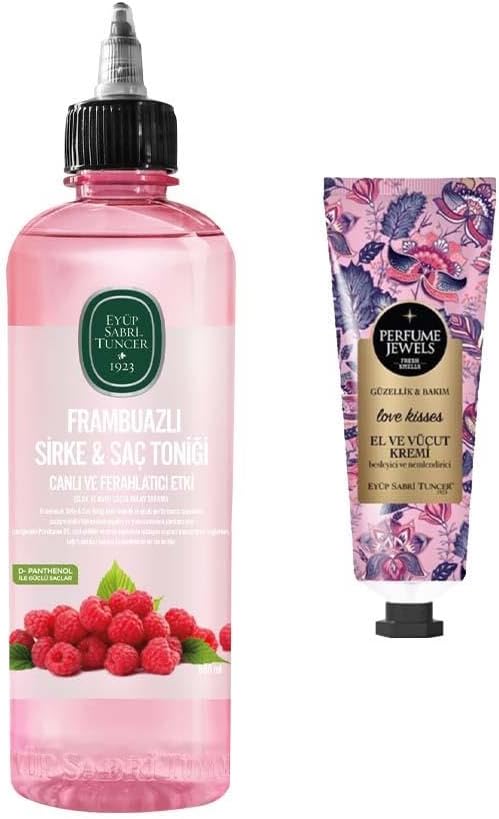 Frambuazlı Sirke & Saç Toniği 500 ml Ve Kisses El Kremi 50 ML