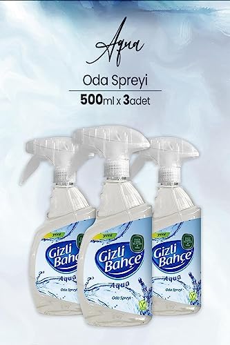 Yeni Nesil Oda Spreyi Aqua 500 ml x 3 Adet