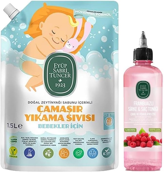 Alternative view of Saç Toniği & Sirke Frambuazlı ve Bebek Çamaşır Deterjanı