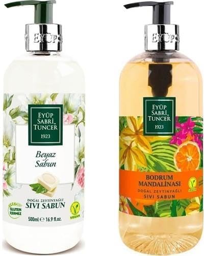 Sıvı Sabun Beyaz Sabun ve Bodrum Mandalinası 500 ml