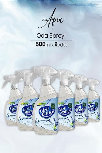 Yeni Nesil Oda Spreyi Aqua 500 ml x 6 Adet