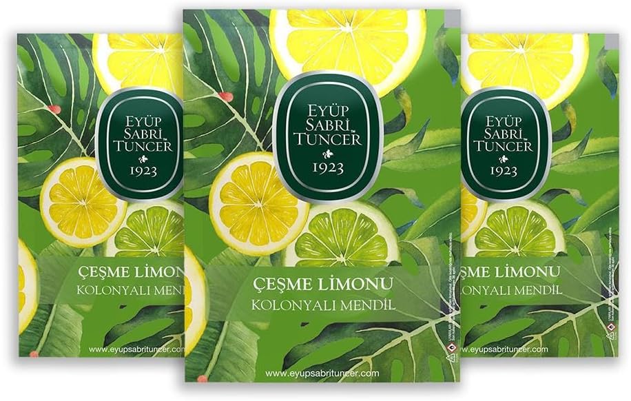 Çeşme Limonu Kolonyalı Mendil 50'li x 3 Adet