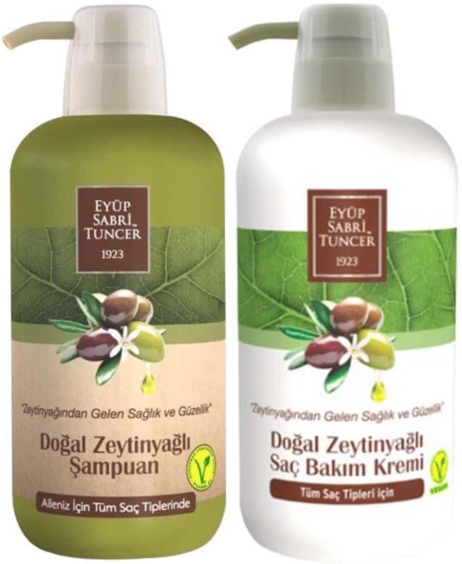 Zeyinyağlı Saç Kremi ve Zeyinyağlı Şampuan 600 ml