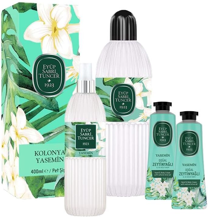 Alternative view of Yasemin Kolonyası 400 ML, 150 ml ve 2 Adet El ve Vücut Kremi 50 ml