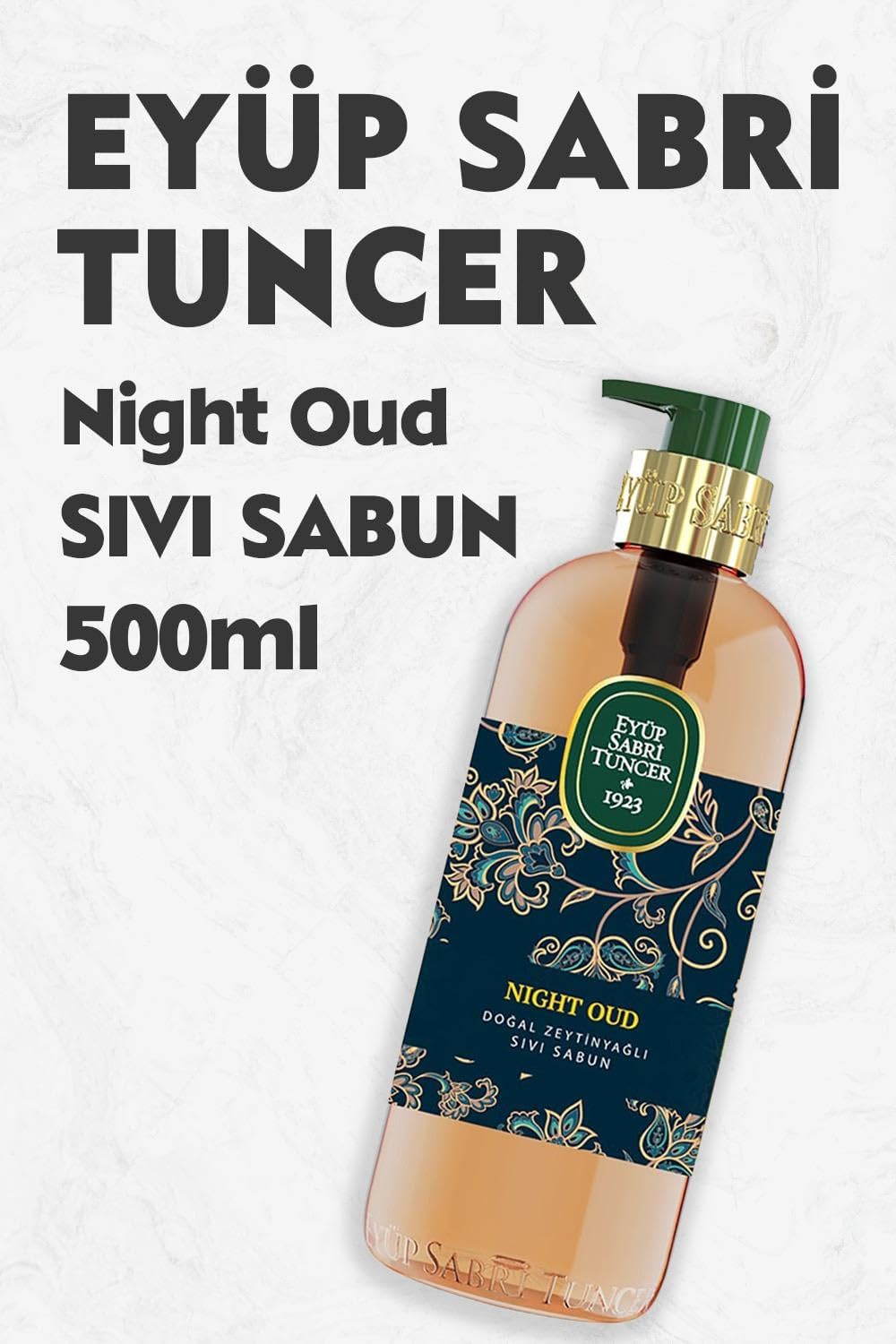 Alternative view of Night Oud Doğal Zeytinyağlı Sıvı Sabun 500 ml
