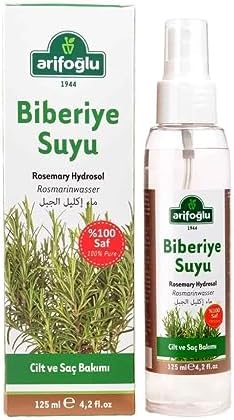 Biberiye Suyu 125ml%100 Saf - Saç Güçlendirici ve Saç Çıkarıcı Sprey, Doğal Bakım Suyu | Arifoglu Water 125ml - Hair Strengthening and Growth Spray, Natural Care