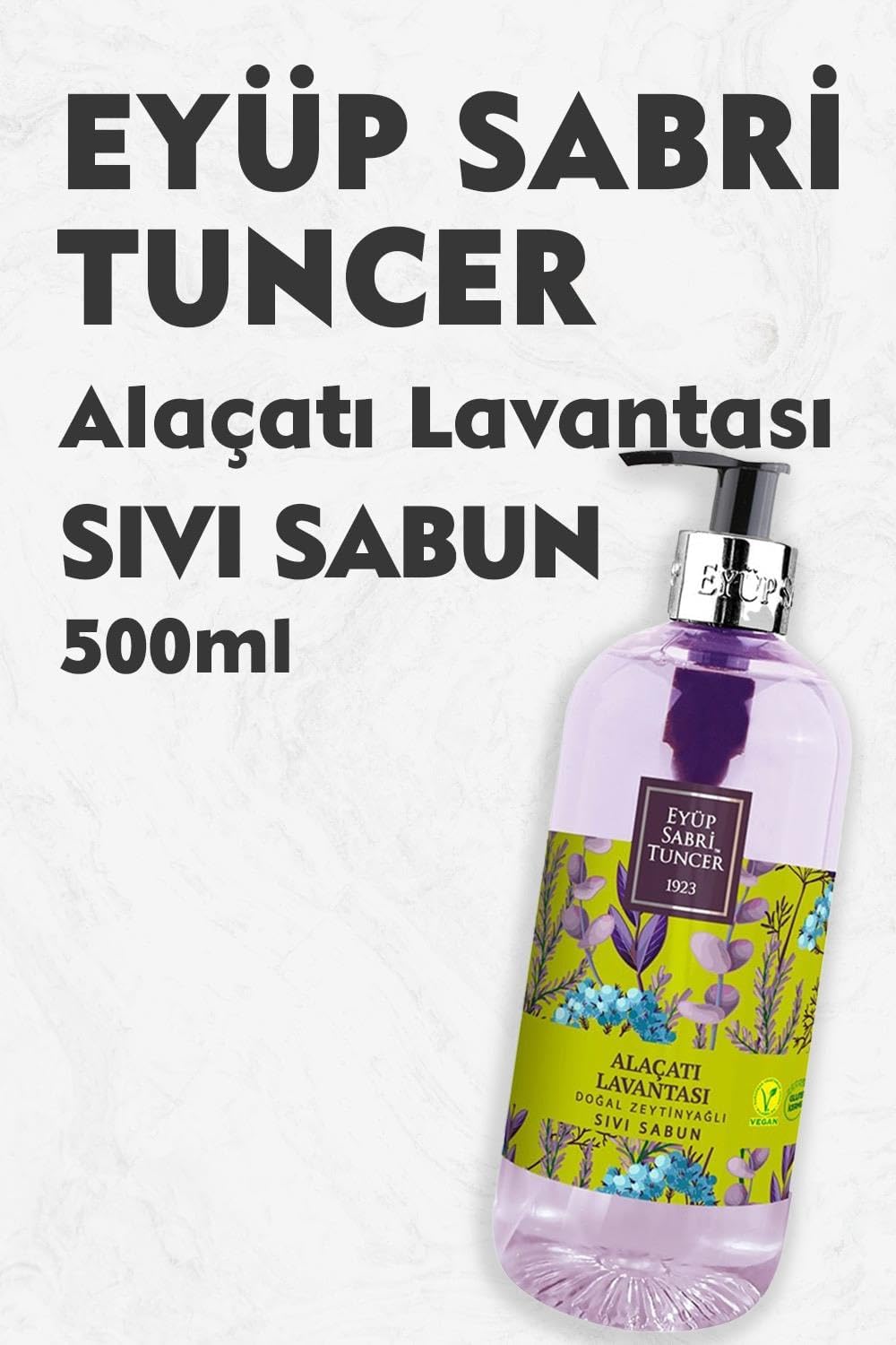 Alternative view of Alaçatı Lavantası Doğal Zeytinyağlı Sıvı Sabun 500 ml