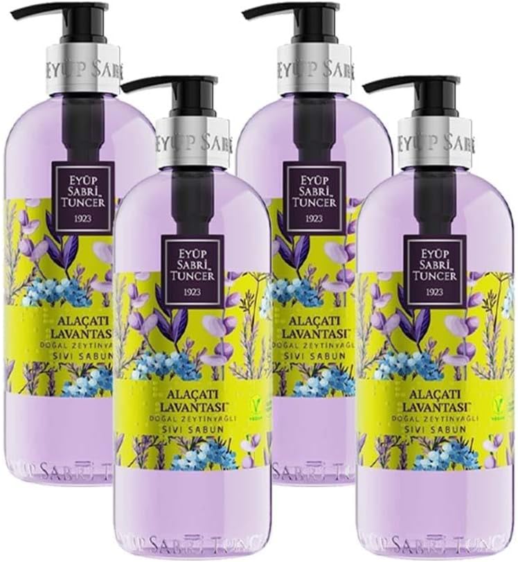 Alaçatı Lavantası Sıvı Sabun 500 ml x 4