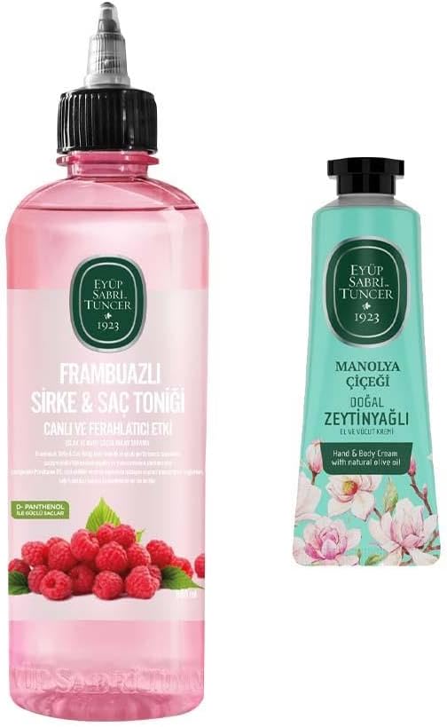 Frambuazlı Sirke & Saç Toniği 500 ml Ve Manolya Çiçeği 50 ml