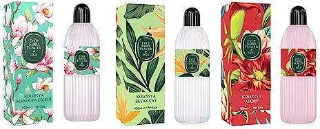 Kolonya Manolya Çiçeği, Beyaz Çay ve Pet Şişe 400 ML