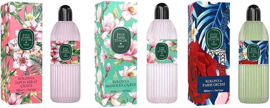 Alternative view of Kolonya Kiraz Çiçeği, Manolya Çiçeği ve Paris Gecesi Pet Şişe 400 ML