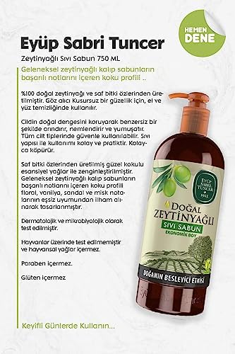 Zeytinyağlı Sıvı Sabun 750 ML