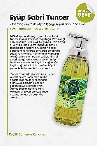 Zeytinyağlı Ayvalık Zeytin Çiçeği Köpük Sabun 500 ml