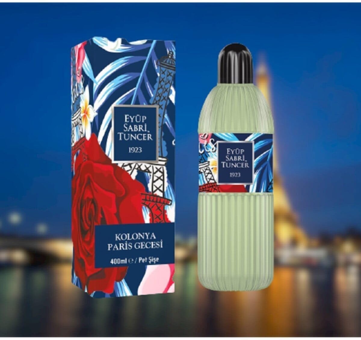 Paris Gecesi Kolonyası 400 Ml Silindir Pet Şişe