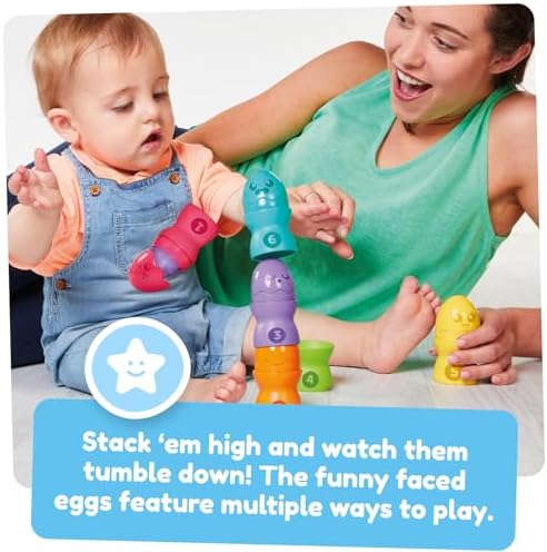 TOMY Yeni Saklambaçlı Yumurta Kule Seti