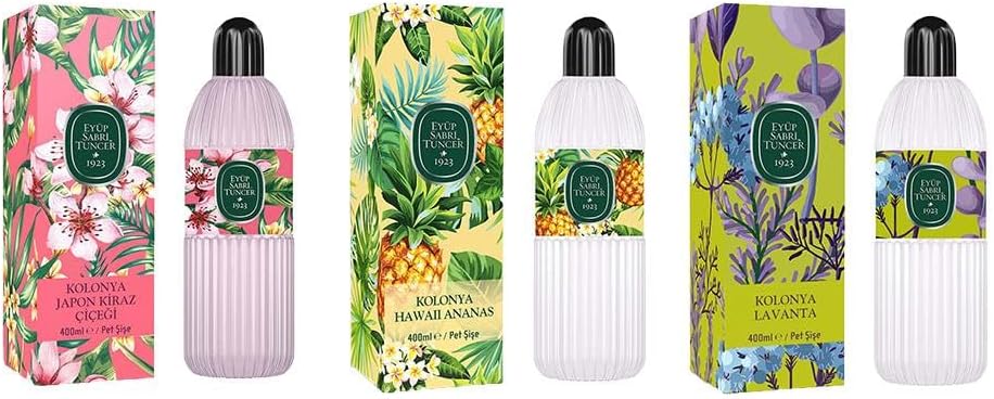 Alternative view of Kolonya Kiraz Çiçeği, Hawaii Ananas ve Lavanta Pet Şişe 400 ML