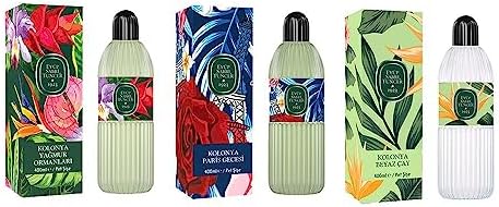 Kolonya Yağmur Ormanları, Paris Gecesi ve Beyaz Çay Pet Şişe 400 ml