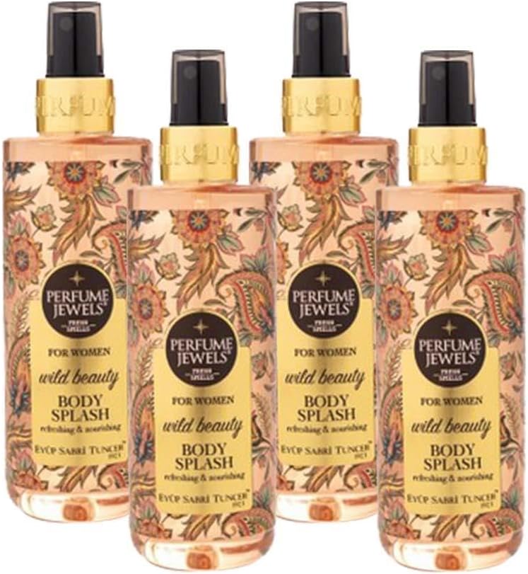 Pj Body Splash Beauty 250 ml X 4