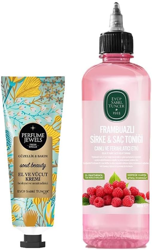 Frambuazlı Sirke & Saç Toniği ve El ve Vücut Kremi Soul Beauty