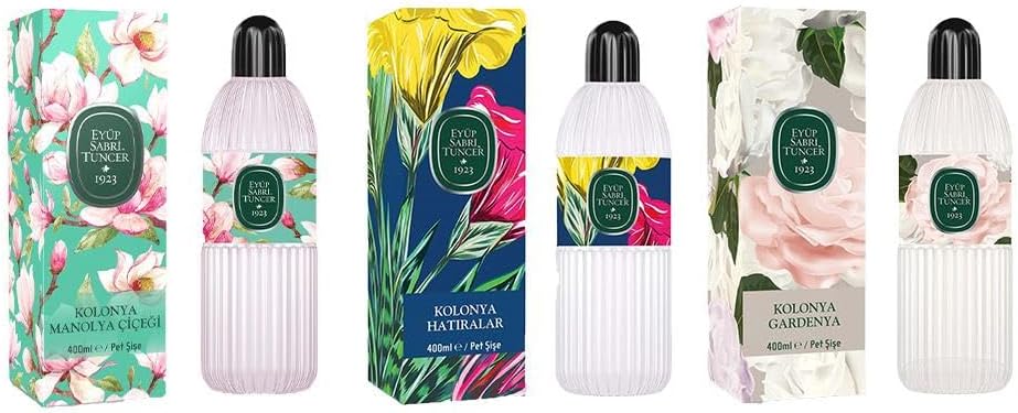 Kolonya Manolya Çiçeği, Hatıralar ve Pet Şişe 400 ML