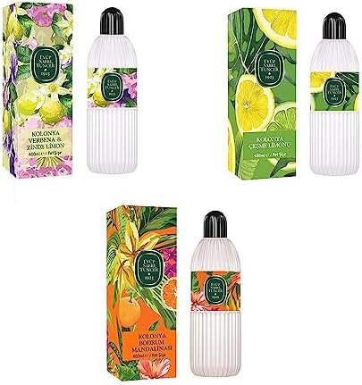 Kolonya Bodrum Mandalinası, Verbena & Zinde Limon ve Çeşme Limonu