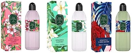 Kolonya Kiraz Çiçeği, Yasemin ve Paris Gecesi Pet Şişe 400 ML