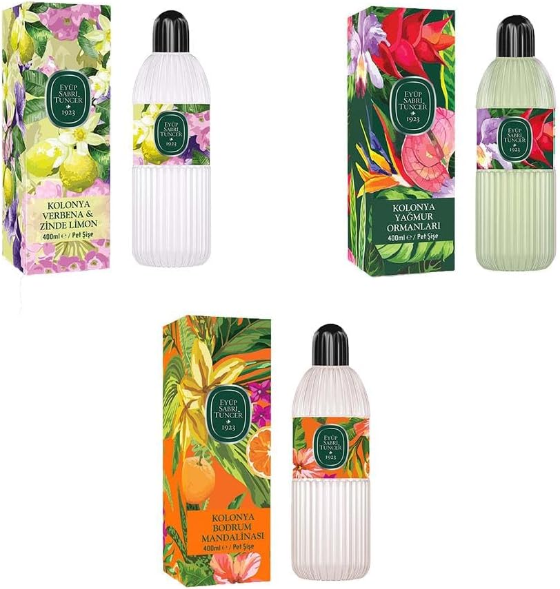 Kolonya Bodrum Mandalinası, Verbena & Zinde Limon ve Yağmur Ormanları