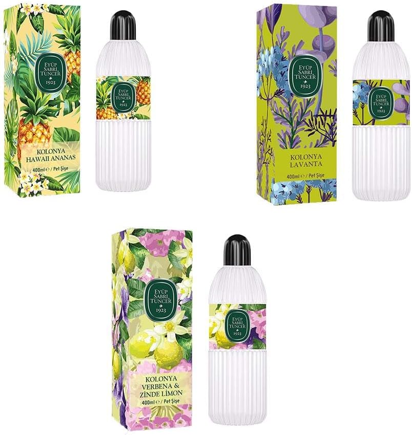 Kolonya Verbena & Zinde Limon, Hawaii Ananas ve Lavanta