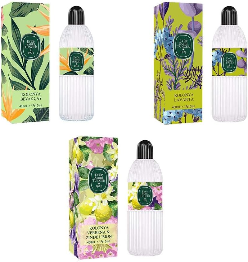 Kolonya Verbena & Zinde Limon, Beyaz Çay ve Lavanta
