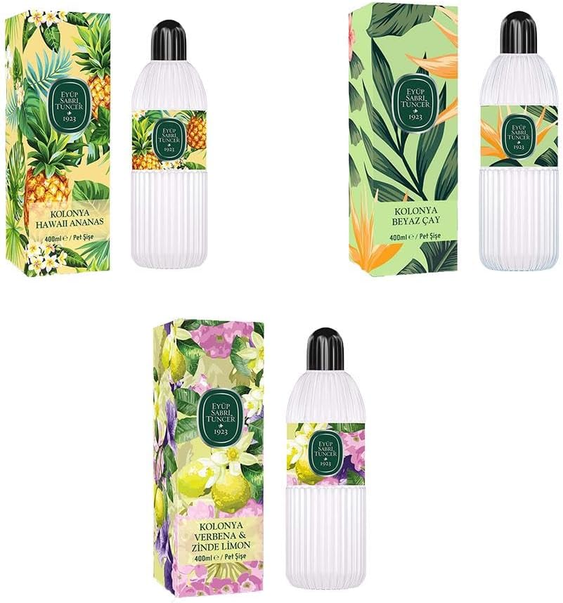 Kolonya Verbena & Zinde Limon, Hawaii Ananas ve Beyaz Çay