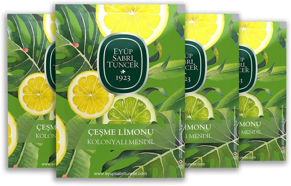 Çeşme Limonu Kolonyalı Mendil 50'li x 4 Adet