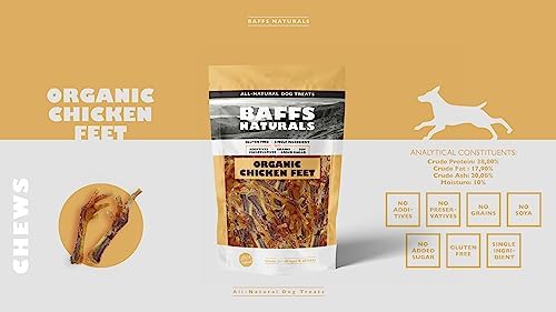 Baffs Naturals Tavuk Ayak%100 Doğal Köpek Ödül Maması 100 gr