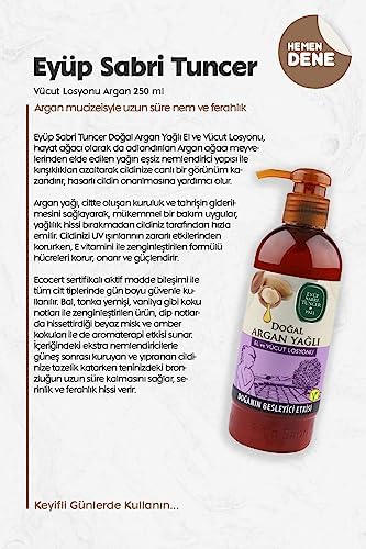 Vücut Losyonu Argan 250 ml