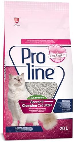 Proline Bebek Pudra Kokulu Bentonit Kedi Kumu 20 L