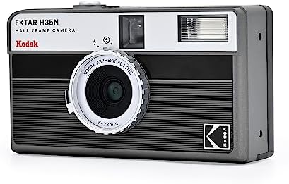 Alternative view of KODAK EKTAR H35N Yarım Çerçeve Film Kamera, 35 mm, Yeniden Kullanılabilir, Odaksız, Ampul Fonksiyonu, Dahili Yıldız Filtresi, Kaplamalı Geliştirilmiş Lens (Film ve AAA Pil Dahil Değildir) (Çizgili