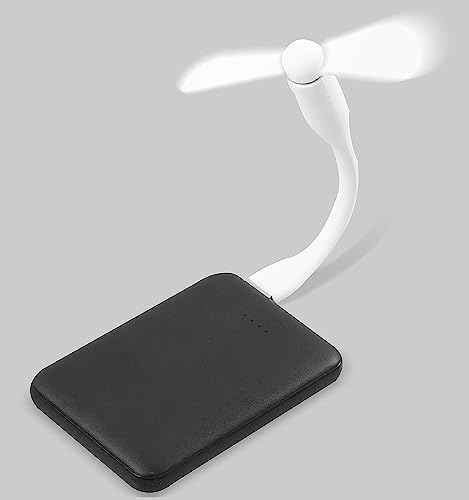 Tkz SL-UF05 Beyaz Esnek USB Fan Soğutucu USB Girişli Taşınabilir Powerbank ile Çalışan Serinletici Fan Mini Vantilatör Fan Sessiz Çalışma