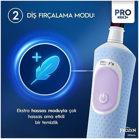Alternative view of Oral-B Çocuk Şarjlı/Elektrikli Diş Fırçası D103